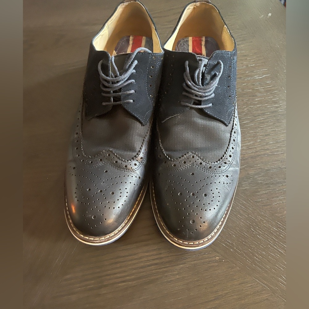 English Laundry Blue Mens Dress Shoes